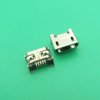

10PCS Micro USB Connectors 5-pin Jack Micro usb, 4 feet 5 Pins konektor USB mikro ekor pengisian socket terminal