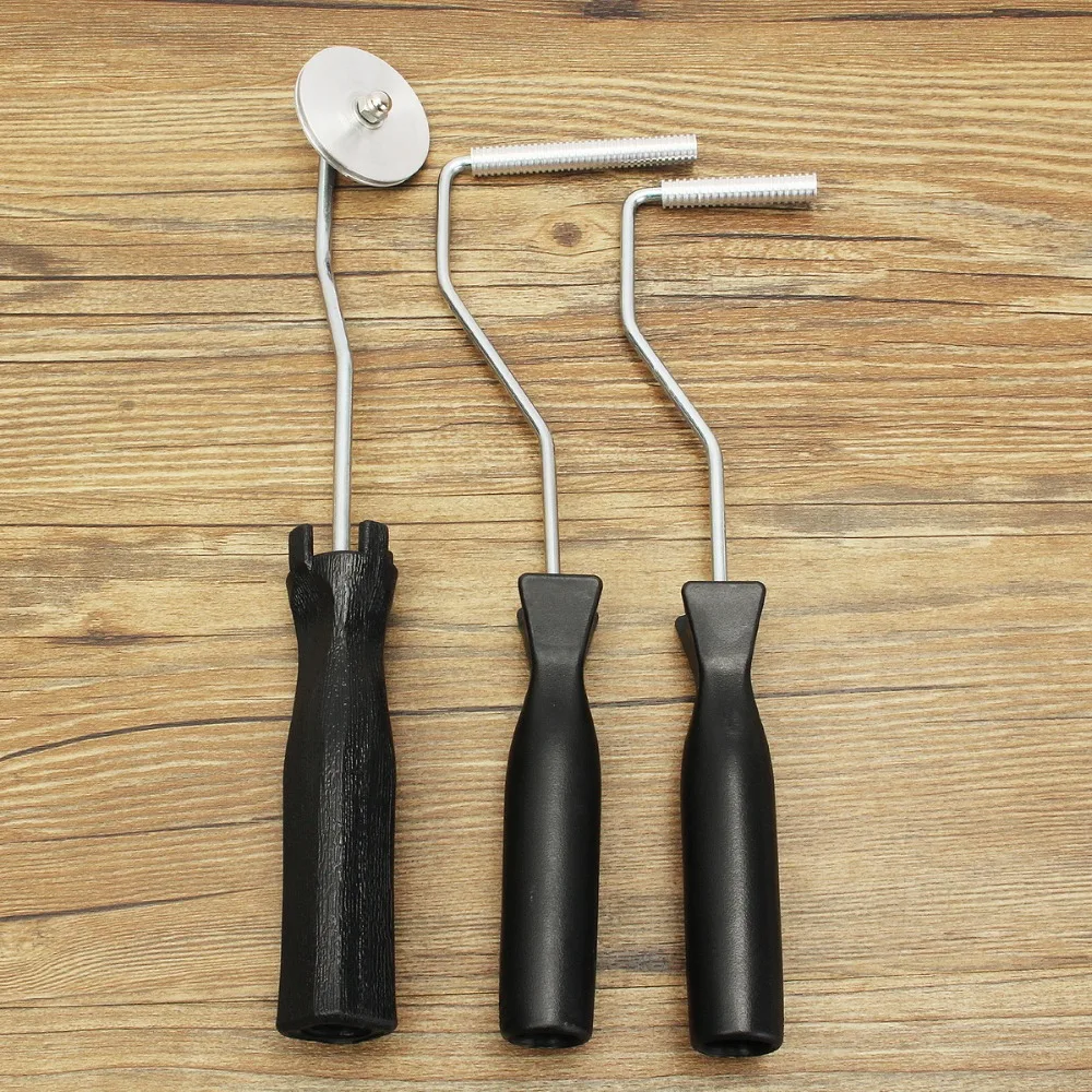 3Pcs/set Fiberglass Laminating Rollers KIT for FRP Aluminum Alloy