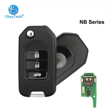

OkeyTech NB10 KD for Honda 3 Button For KD900/KD900+/URG200 Mini Key Programmer NB Series Remote Control Car Key NB10-3 XTT 7961