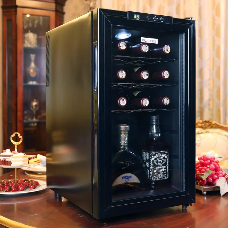 6 слоев большой JC-48BW постоянная температура винный холодильник коммерческий бар винный шкаф домашний маленький чай электронный холодильник