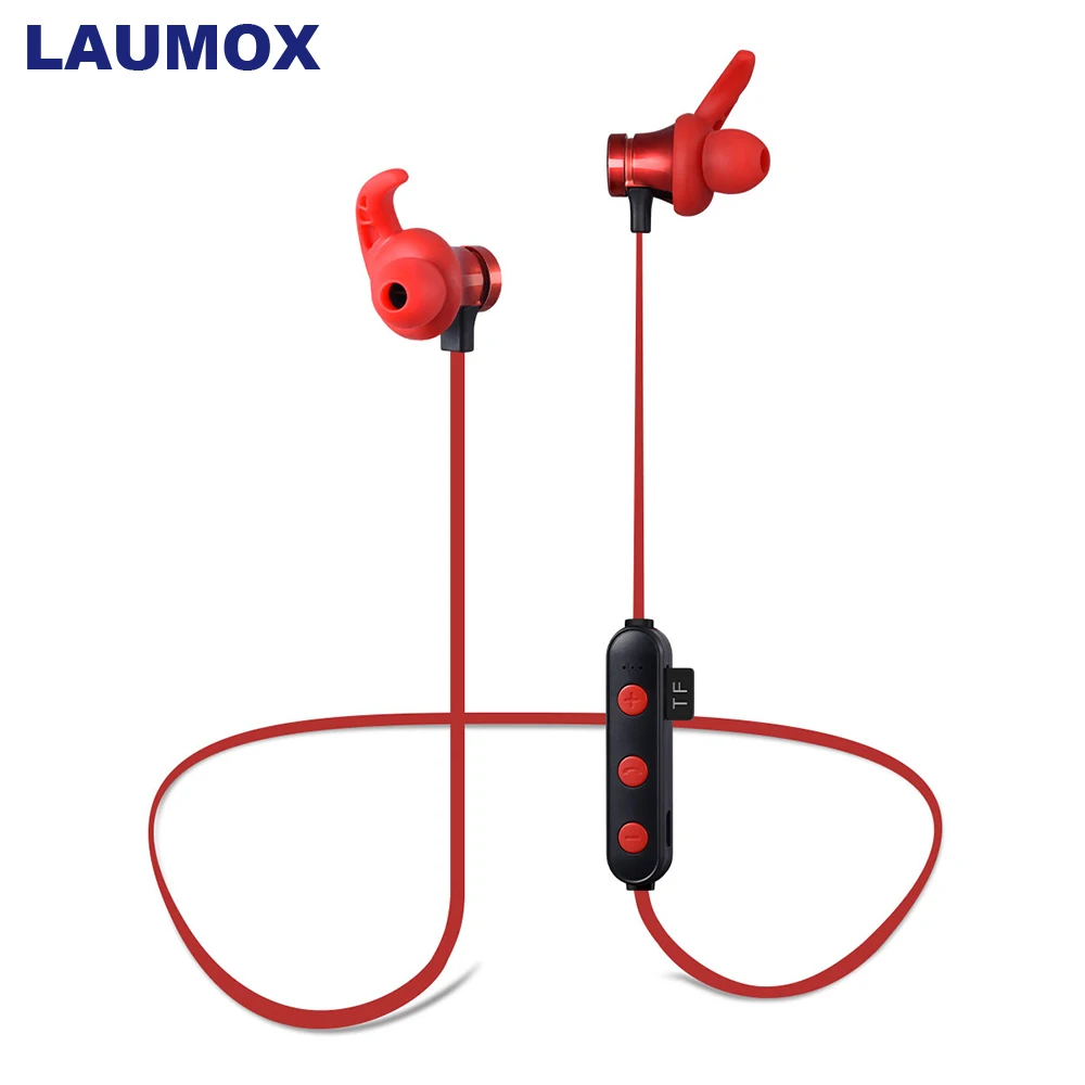 

LAUMOX New Wireless Headphone Bluetooth Earphone Stereo 5.0 Support TF Card Sport MP3 Player For Smartphone Neckband Auricular