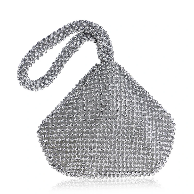  SEKUSA Soft Beaded Women Evening Bags Cover Open Style Lady Wedding Bridalmaid Handbags Purse Bag F - 32823938002