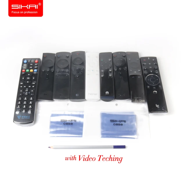 5 Pcs Heat Shrink Film PVC Video TV Remote Control Dust