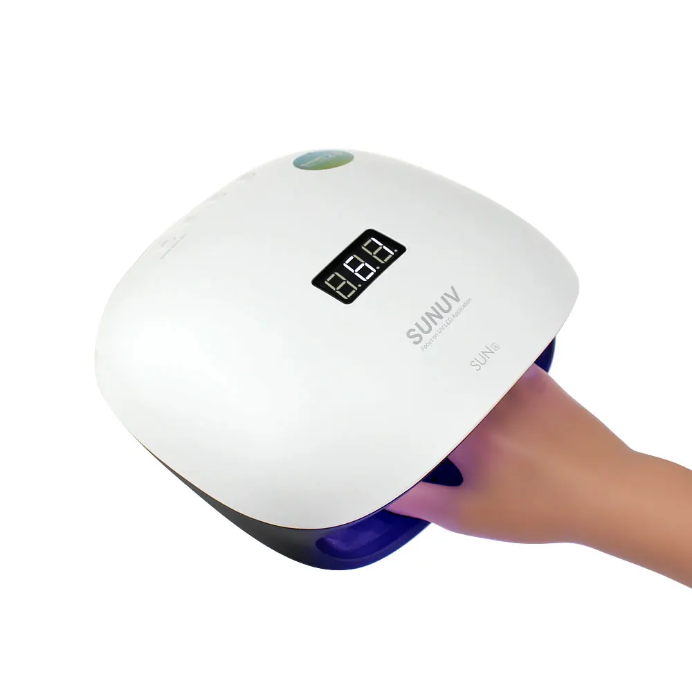 

Newest SUN4 nail lamp Light Therapy Lamp LCD Screen Automatic Induction LED UV Lamp Timer Button Gel Curing Nail Dryer Polish