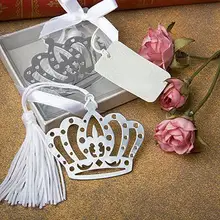 Горячая корона цветок Кисточки нержавеющая сталь Закладка фестиваль Рождество свадебный подарок 8CPM