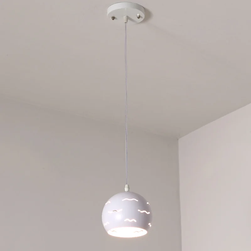 

Modern Pendant Light Gift E27 Led bulb Hanging Lamp Dinning Room Kitchen White Iron Decor Home Lighting Fixtures 110-240V