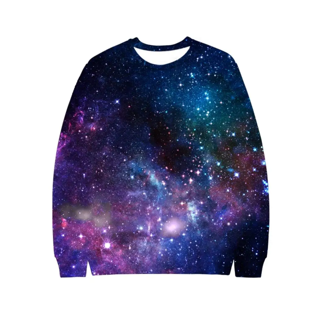 

Frdun Tommy 3D Galaxy Starry Sky Autumn/winter Sweatshirts New Harajuku Jumper Unisex Outwear Cool Young Casual Sweatshirts