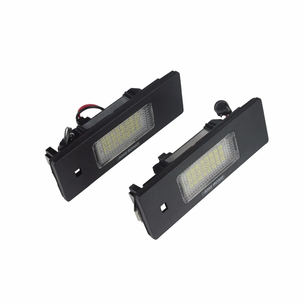 ANGRONG 2x светодиодный номерной знак свет комплект для BMW E81 E87 E63 E64 F12 E85 E86 E89 Z4 белый