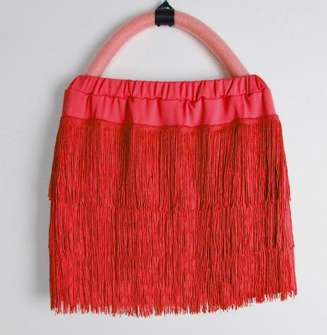 

Latin Dance Skirt Women Performances Three Layer Tassel Fringes Dance Costumes Adult Children Practise Latin Ballroom Skirts