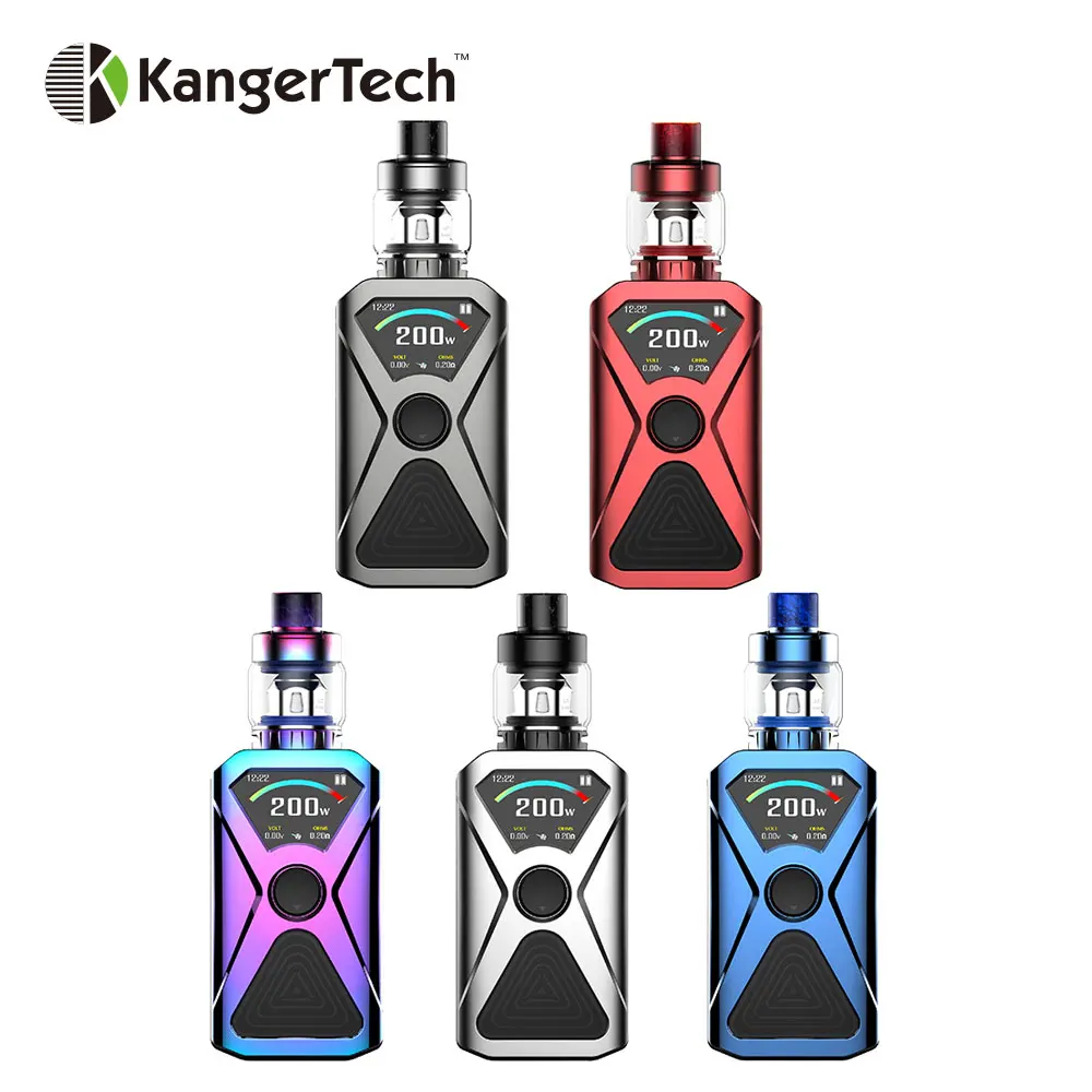 

Original Kangertech XLUM 200W TC Kit with 4.5ml XLUM Tank No 18650 Battery Backpack Magnetic Battery Cover Vs Kangertech Mini-C