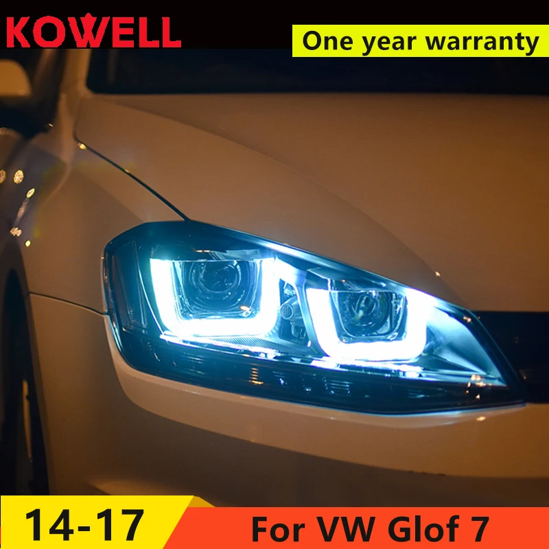 KOWELL Car Styling For VW Golf7 Headlights Golf 7 MK7 LED Headlight DRL
