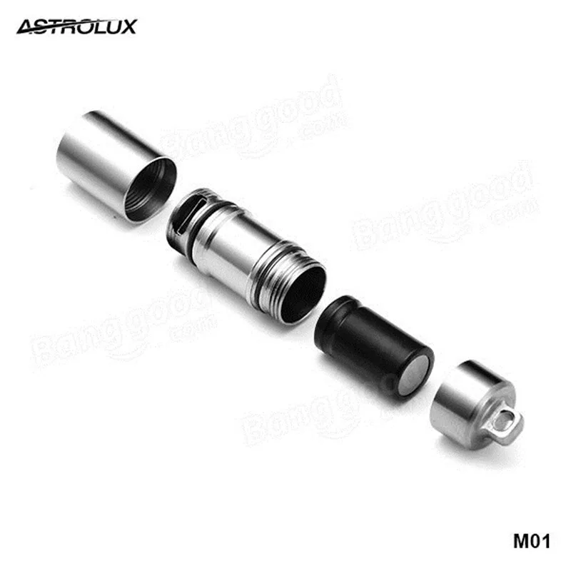 Мини фонарь Astrolux M01 100LM 2 режима перезаряжаемый с USB nichia 219B/10180 светодиодный