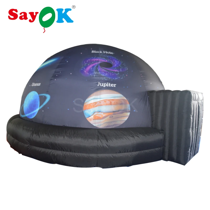 5m Full Printing Inflatable Projection Dome Tent with Air
