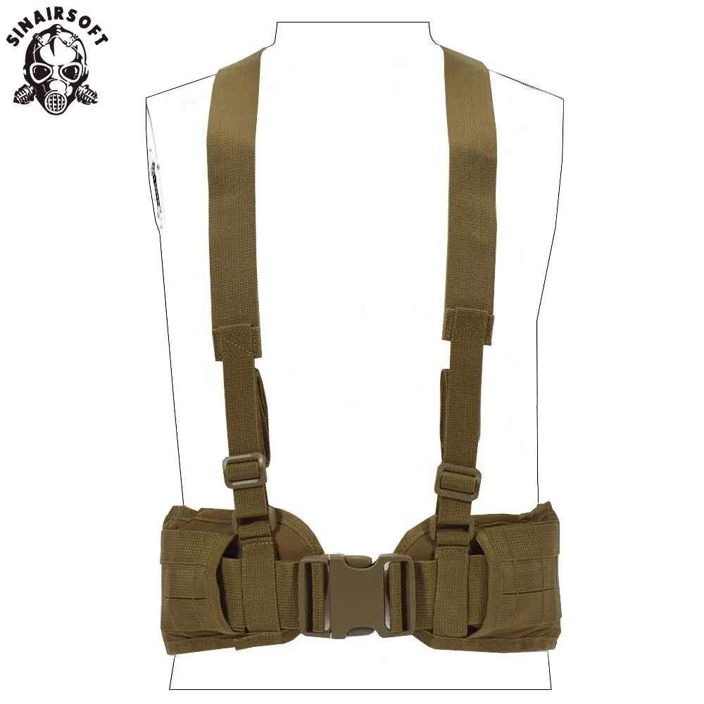  Tactical Vest Molle Belt Men's Army Special 1000D Nylon Military Convenient Combat Girdle EAS H-sha