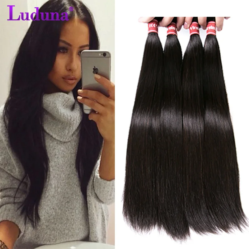 

Peruvian Virgin Hair Straight 4 Bundles Deals Human Hair Bundles Unprocessed Peruvian Straight Virgin Hair Straight Human Hair