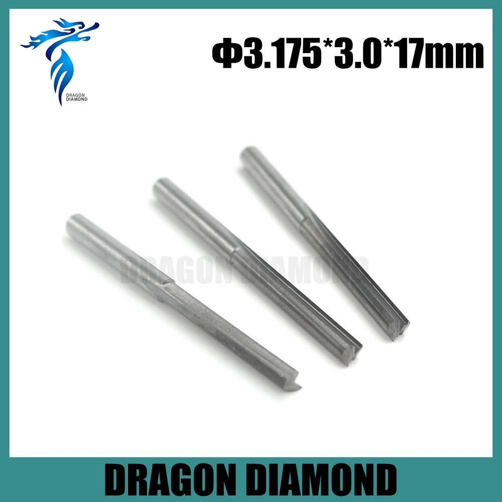 

Free Shipping 10pcs 3.175*17MM Two Straight Flutes Milling Tools, CNC Carving Cutting Bits, Cutters on Wood Engraving Machine