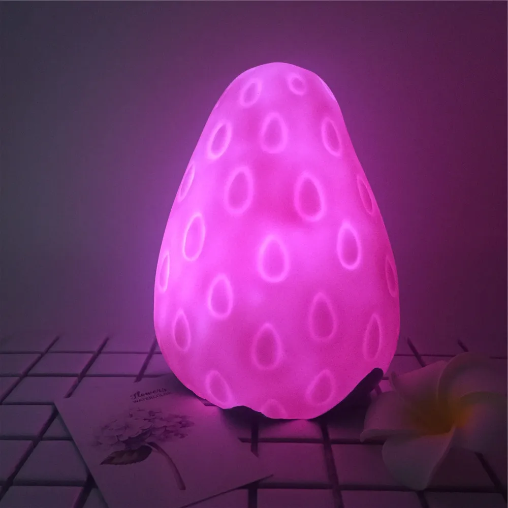 LED Table desk lamp Strawberry led Night Light decoration for christmas holiday lamp (24)