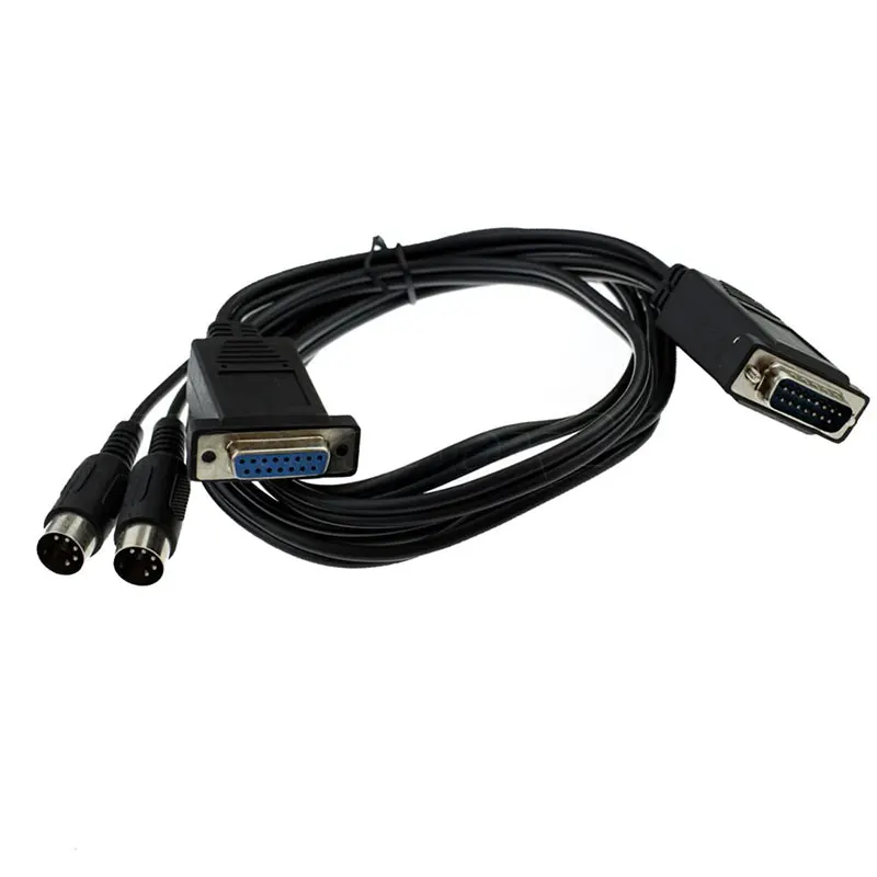 Buy Joystick MIDI Cable Wire Cord Game Port DB15 DIN 5