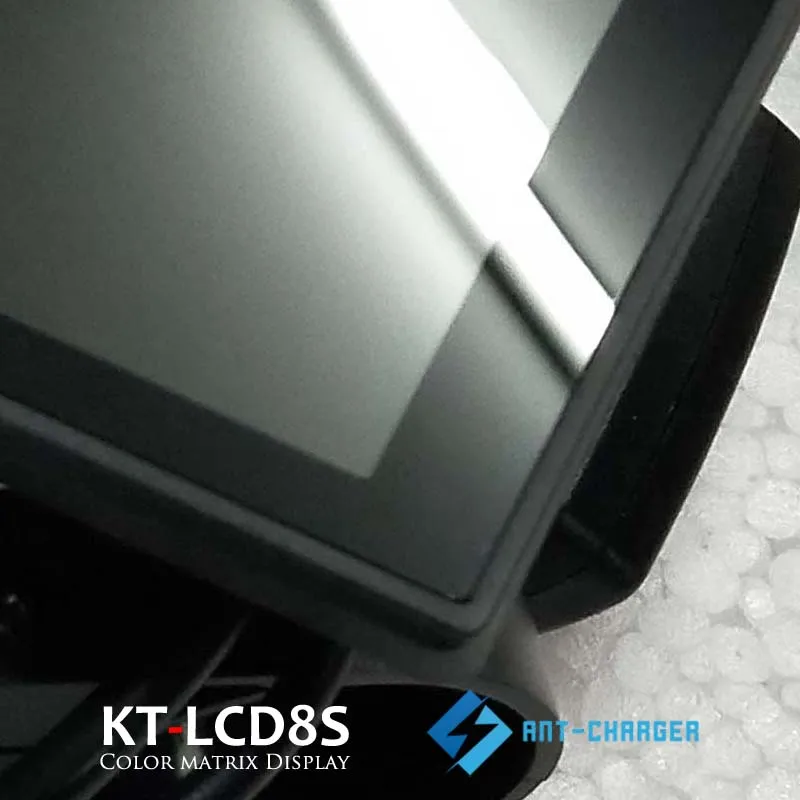 Free Shipping E-bike 24V 36V 48V KT-LCD8S Color Matrix Display Ktlcd8s Intelligent Meter KT LCD8S Black Control Panel With 5 Pins Waterproof Connector For KT Controller Electric Bicycle Ebike Parts (10)