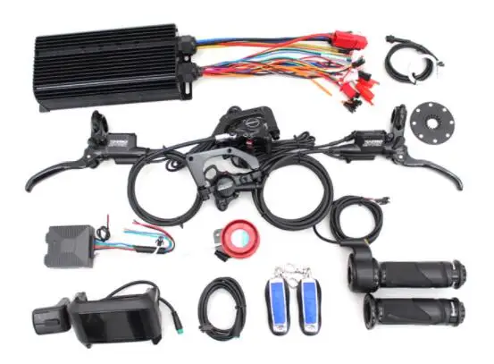 

EU DUTY FREE 36/48/60/72V 1500W eBike 50A Intelligent Programmable Regenerative Function Controller System Kit,750C,PAS,Alarm