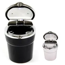 Free shipping Car Styling Car Cigarette ashtray with LED font b lamp b font For Ford