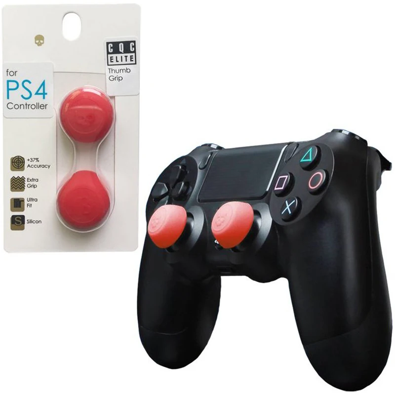 Силиконовые аналоговые ручки, колпачки для sony Playstation 4 контроллер Skull& Co. CQC Elite Thumbstick для PS4 геймпада