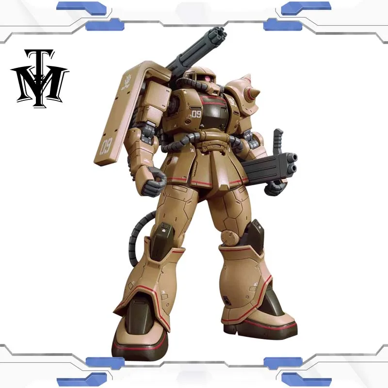 Bandai Gundam 1/144 HG мобильный костюм MS-06CK Zaku Half Cannon сборные модели наборы Фигурки Робот 019 lastic модель детские игрушки