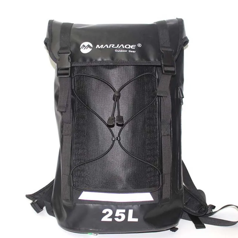 

PVC Waterproof Dry Bag 25L Reflection Outdoor Diving Foldable Beach Swimming Bag Rafting Hiking Travel Ocean Backpack