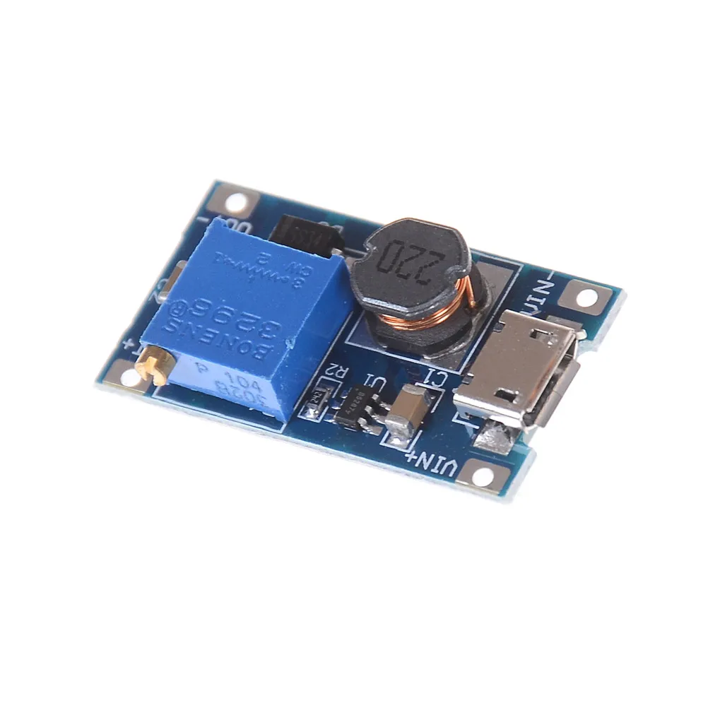 

1pcs MT3608 DC-DC Step Up Converter Booster Power Supply Module Boost Step-up Board MAX Output 28V 2A For Arduino