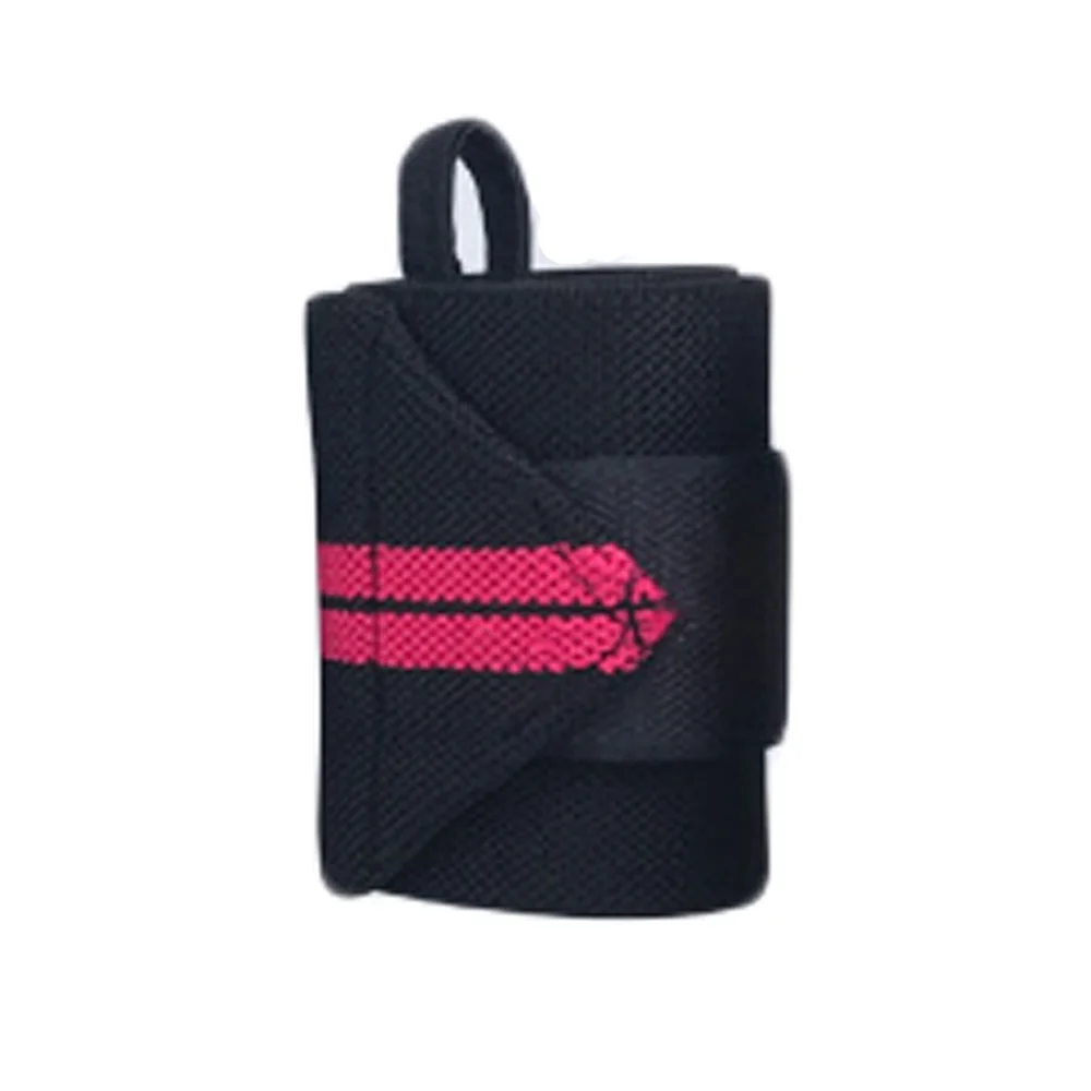 Спортивный Браслет фитнес тренажерный зал Йога повязки Поддержка повязки браслет из дышащего материала LFSPR0019 - Цвет: Hot Pink-Left