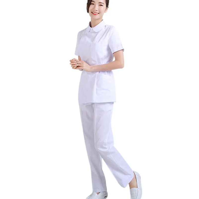 Униформа медсестры Женская медицинская рабочая одежда форма медсестры-санитарки красивые комбинезоны костюмы женские комплекты униформы с короткими рукавами