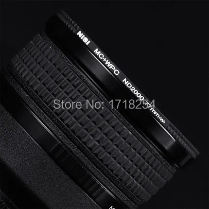 Nisi Ultra Thin 67mm ND2000 ND Neutral Density Filter 11 Stops Exposure ND 2000 Super Slim Filter 67 mm nisi obscuration nd2000 67 72 77 82mm ultra thin neutral density nd4 0 gray mirror filter lens pen