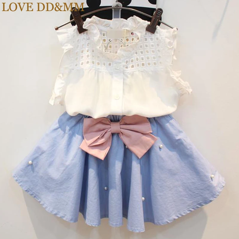 Комплекты одежды для девочек LOVE DD & MM летняя детская рубашка без рукавов + юбка с