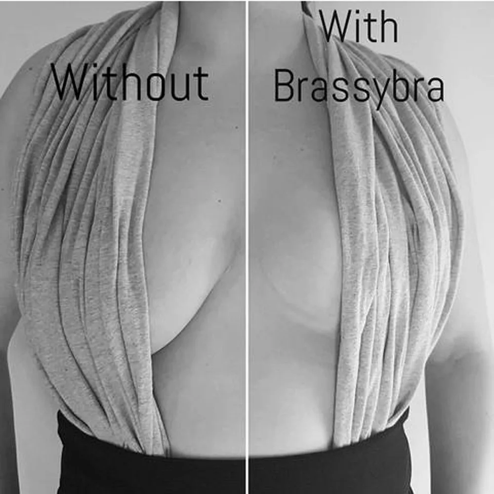 2 пары черный/бежевый Для женщин Невидимый Brassy ленты подниматься груди бюстгальтер-невидимка силиконовый невидимый для сосков