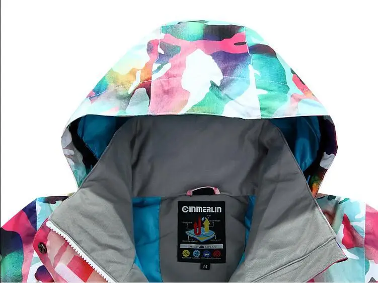 2016 Женщин Открытый Водонепроницаемая Куртка Охота WindStopper Лыжная Зимняя Бренд