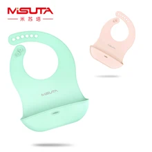 Детские нагрудники для кормления мягкий силиконовый нагрудник регулируемый водонепроницаемый Детский фартук складной инструмент для кормления Ланч ужин нагрудник для кормления младенцев