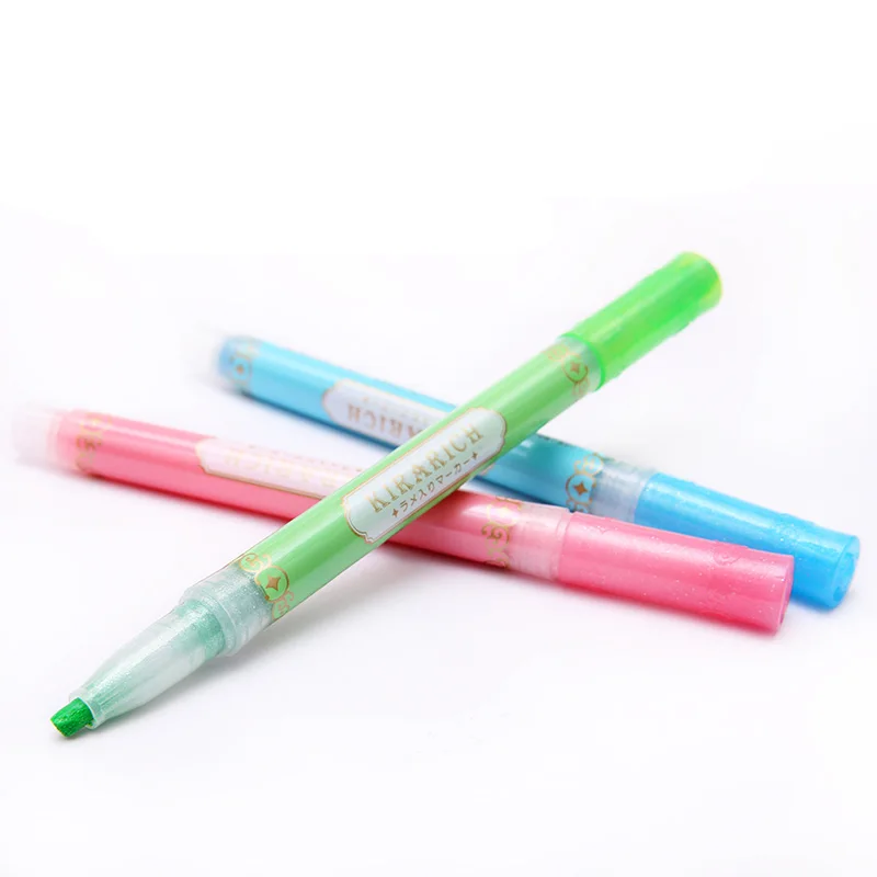 Потрясающие! Зебра KIRARICH блестящая жемчужина Ручка Набор 3/5 цветов WKS18 Цвет маркер ручка