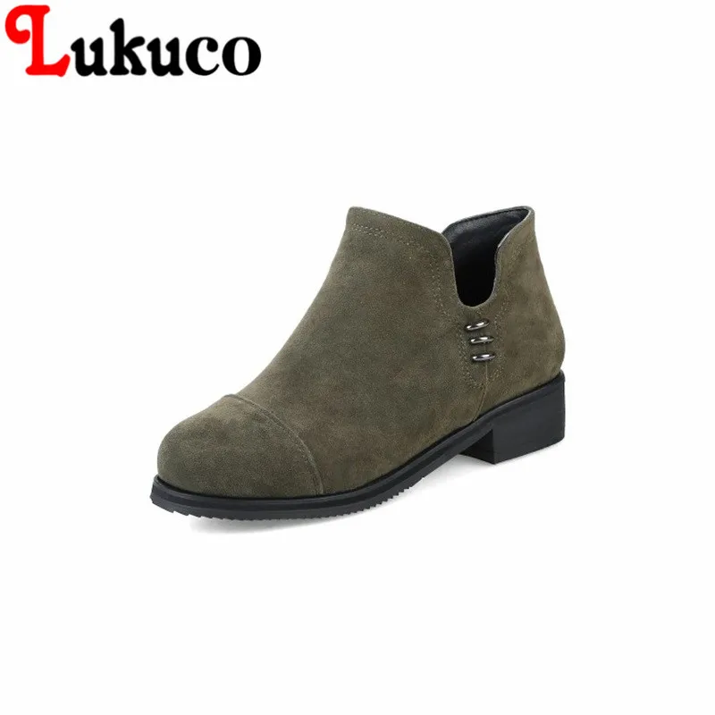 

2018 fashion style women Nubuck leather shoes high quality plus oversize 40 41 32 43 44 45 46 47 48 super bargain women boots