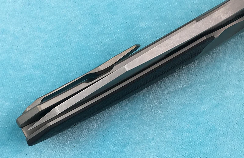 Кевин Джон Веном Флиппер атакующий складной нож M390 лезвие из титана углеродное волокно Ручка Открытый Отдых EDC инструменты