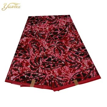 

YANTEXTILE African Women Dress Fabric Beauty Daviva London Wax Print African Ankara Fabric 6 Yards/Piece Wax Tissu Nigeria Wax