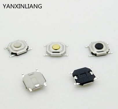 

50PCS 4*4*1.5mm 4x4x1.5mm SMD push button switch microswitch Tact Switch