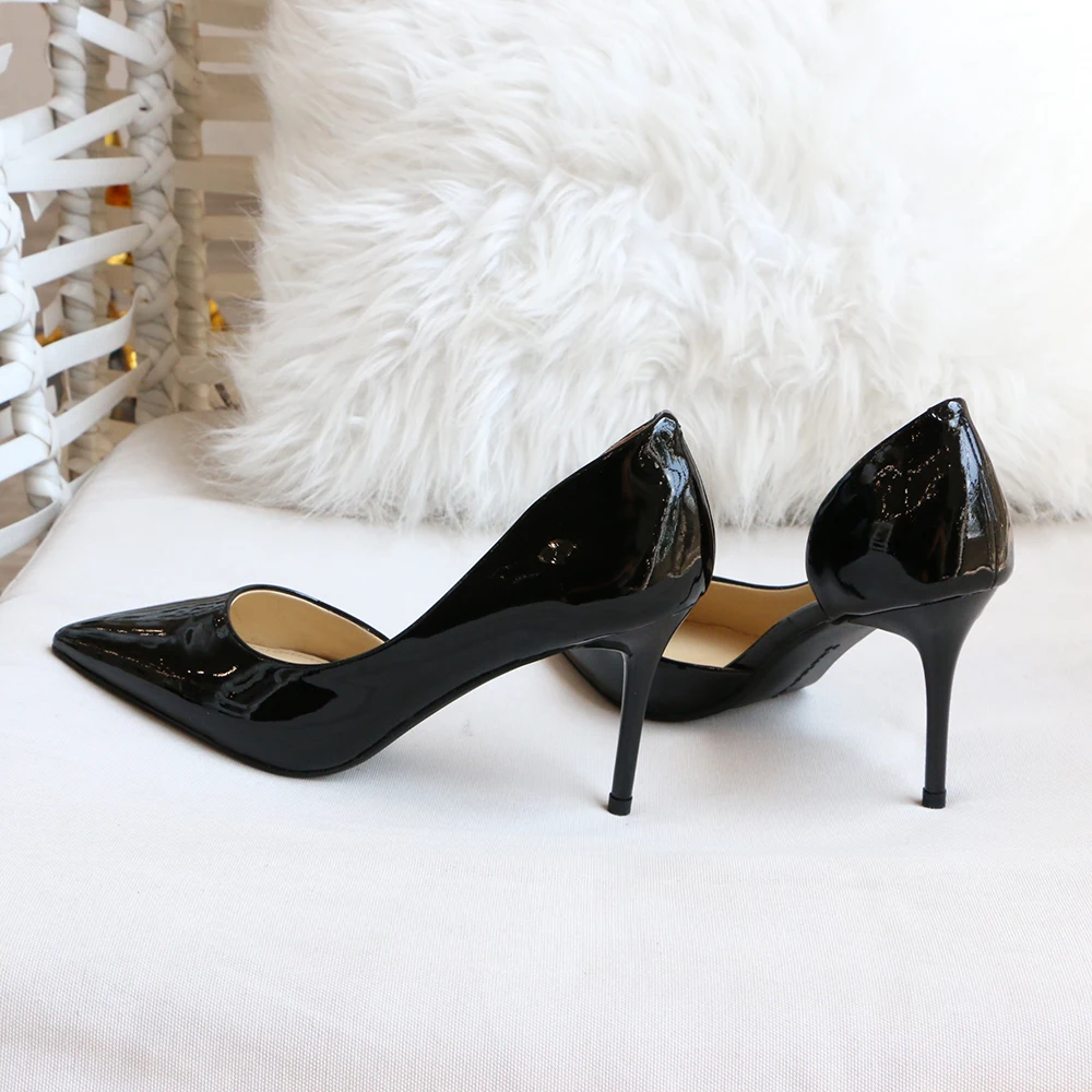 Pointed High Heels/Women's Pumps Are Designed For Sexy Fashion Women For Parties/Work And Made Of Genuine Leather 2019 MANGOYISA Pointed High Heels/Women's Pumps Are Designed For Sexy Fashion Women For Parties/Work And Made Of Genuine Leather 2019 MANGOYISA