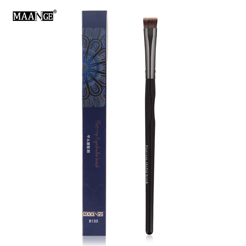 MAANGE Wooden Handle Synthetic Fiber Eyeshadow Brush High Light Foundation Makeup Eye Shadow Maquillage Make Up Tool | Красота и