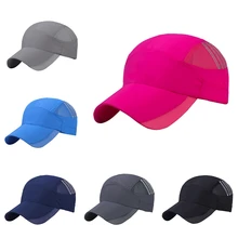 Baseball Cap Outdoor Quick Drying UV Protection Sun Hat Headwear Outdoor Sports Wear With Adjustable Back Closure