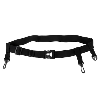 Universal Safety Adjustable Wader Wading Belt Strap with D Ring Hook Clips Fly Fishing Surfing Kayak Accessories