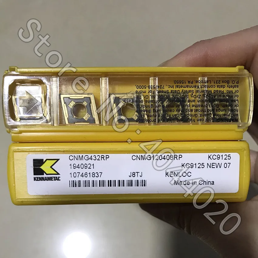 

Карбидные вставки CNMG120408RP KC9125 CNMG432RP KC9125 KENNAMETAL, 10 шт.