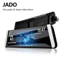 JADO D800 Автомобильный видеорегистратор поток Зеркало заднего вида Камера LDWS gps трек 10 ips Сенсорный экран Full HD 1080 P Автомобильные видеорегистраторы Регистраторы регистраторы