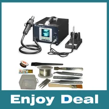 220 В 2 в 1 цифровой цветной экран паяльная станция Gordak 952-V реболлинговое устройство умным управлением много подарков