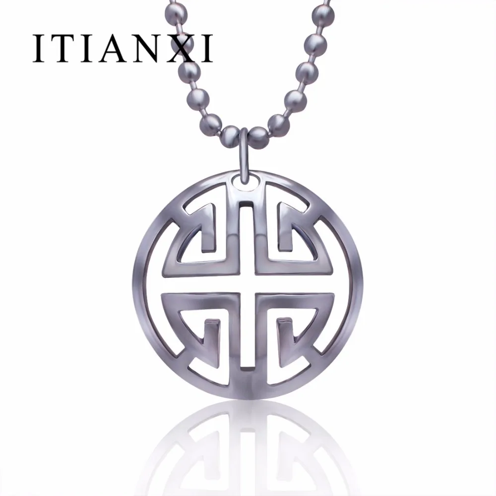 ITIANXI Pendant Jewelry Pagan Amulet Slavic Symbol Warrior Talisman