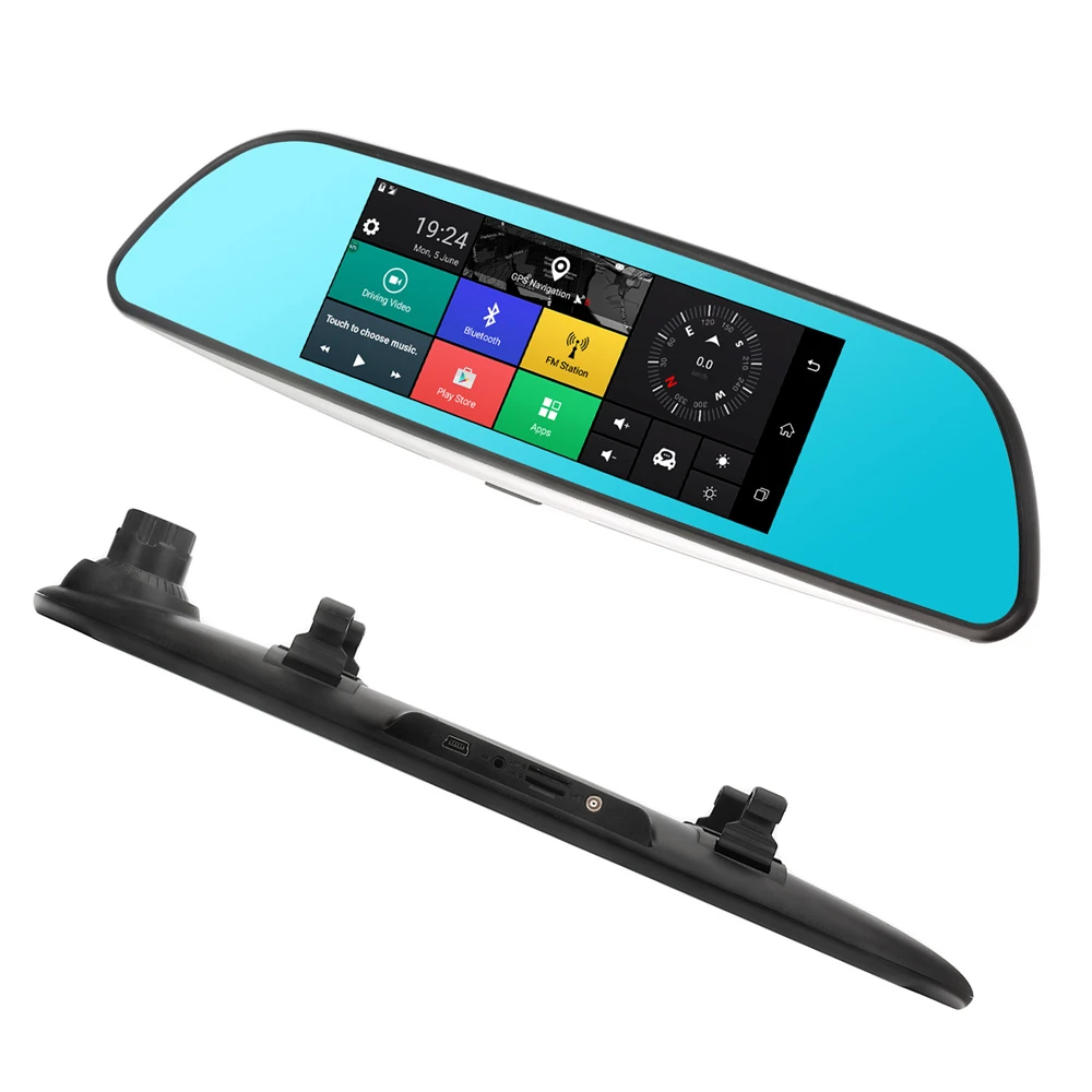 7'' HD 1080P Car Mirror Monitor DVR (11)
